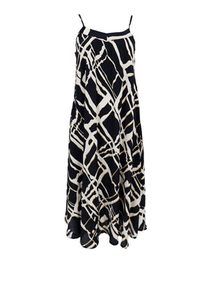BCLUNA Vea strap dress - Black Art