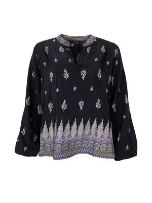 BCLUNA blouse - Fall Blue - Black Colour
