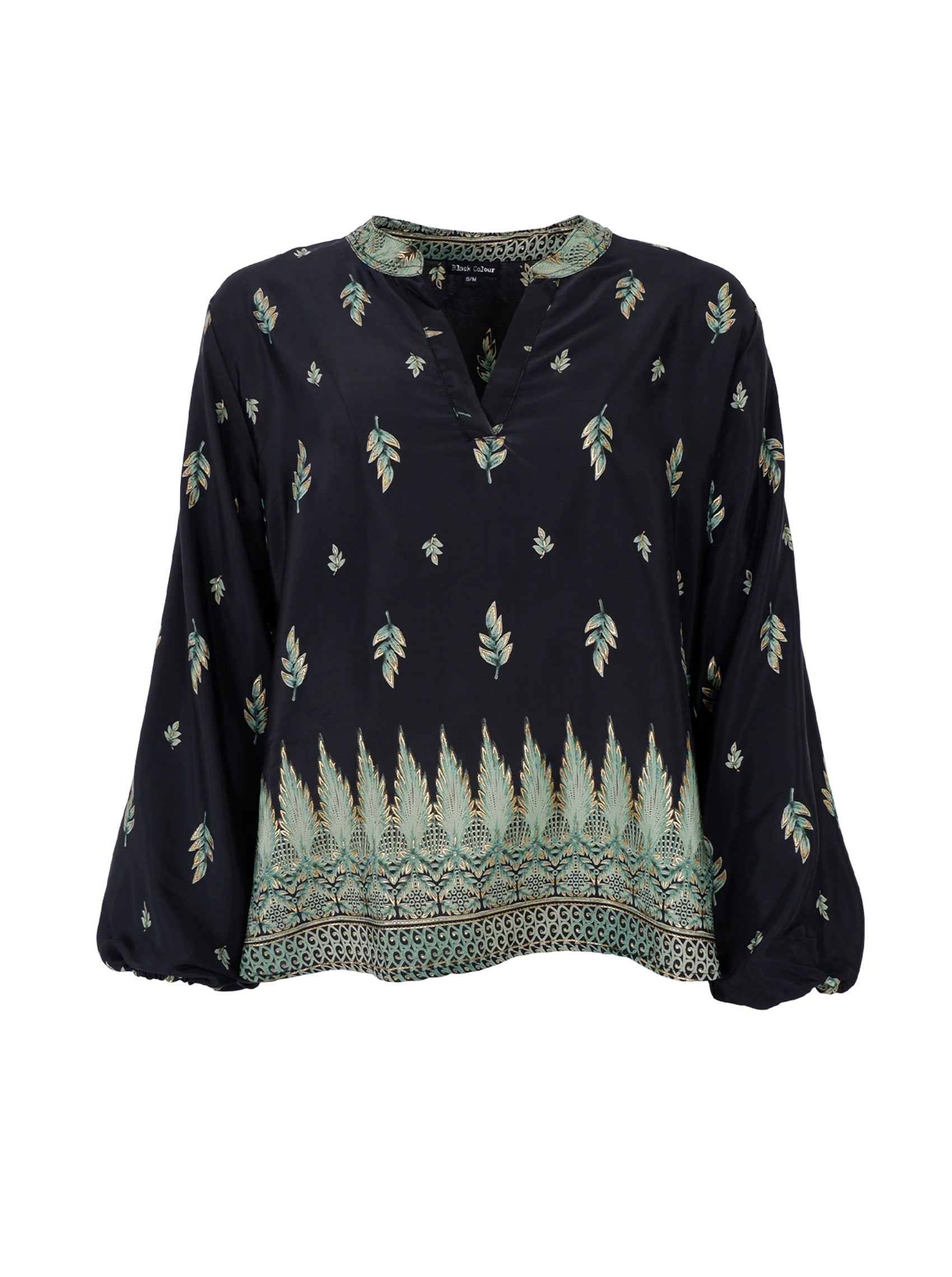 BCLUNA blouse - Fall Green - Black Colour