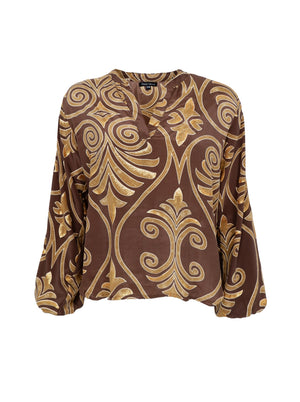 BCLUNA blouse - Brown Lotus