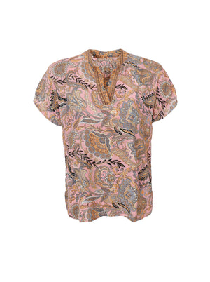 BCLUNA Andrea s/s blouse - Imperial Rose