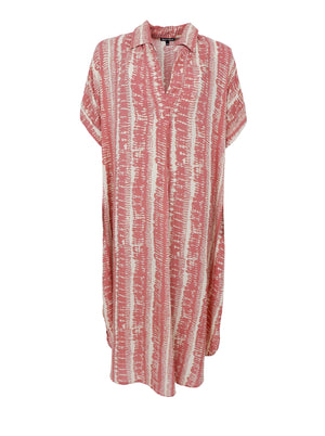 BCSTELLA s/s kaftan tunic dress - Balance Rose