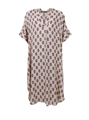 BCSTELLA s/s kaftan tunic dress - Noble Rose