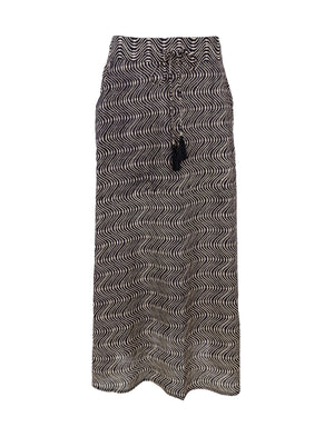 BCMIRA regular skirt - Black Twirl - Black Colour