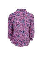 BCFLORA Ruffle blouse - Pink Paradise - Black Colour