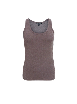 BCFAYE Lurex Top - Taupe