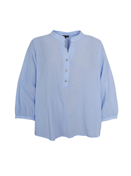 BCOLLIE blouse - Sky Blue - Black Colour
