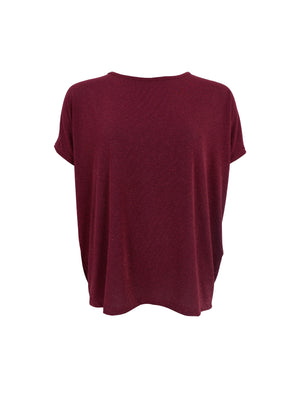 BCFAYE box blouse - Plum