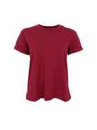 BCMAY SS tee - Plum - Black Colour