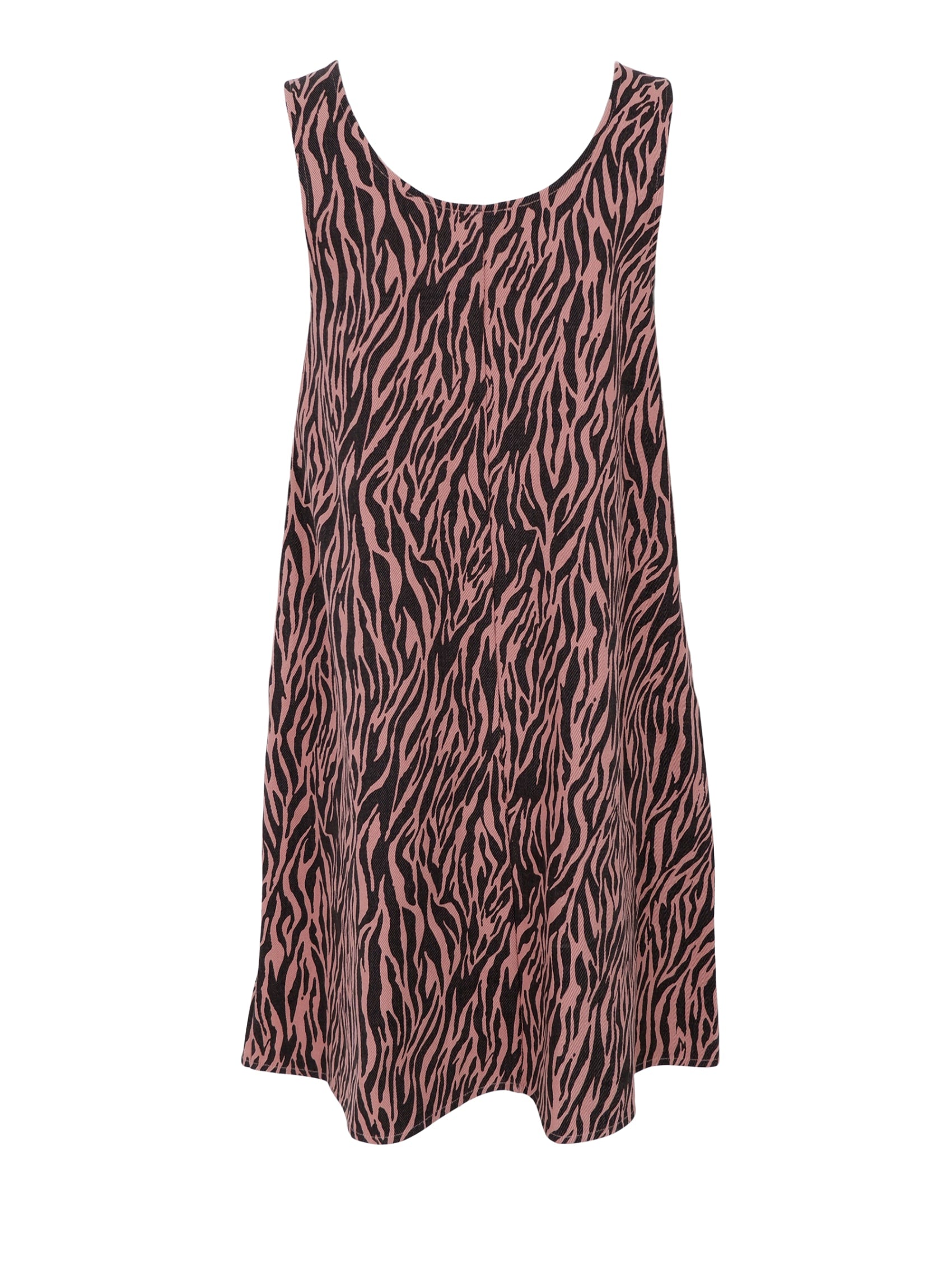BCNIKITA zebra spencer dress - Rose Zebra - Black Colour