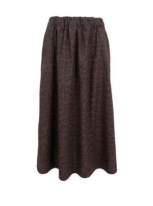 BCABBIE Skirt - Coffee Leo