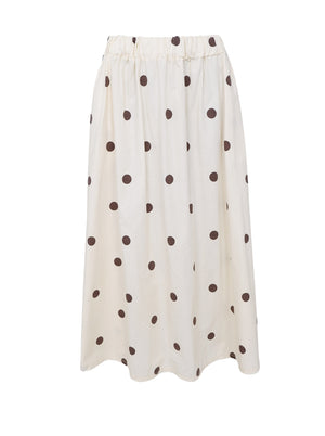 BCABBIE Skirt - Creme Dot
