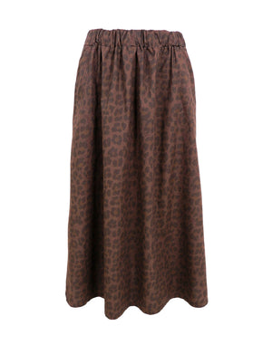 BCABBIE Skirt - Mocca Leo
