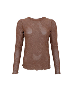 BCALEXIS tee w/stones - Nougat