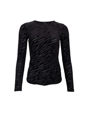 BCZENIA mesh blouse - Black