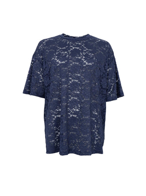 BCROXIE lace tee - Navy