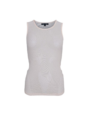 BCALEXIS mesh tank top - Nude