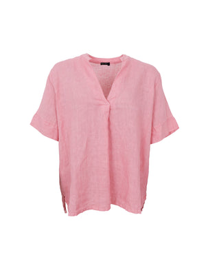 BCMELINA SS linen blouse - Candy Rose