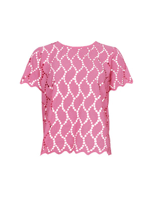 BCFREYA SS tee blouse - Pink