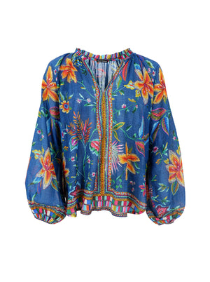 BCART blouse - Denim Blue