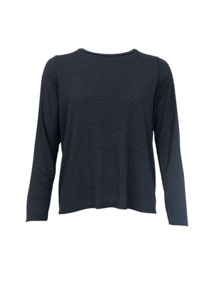 BCFAYE l/s loose tee - Black Stripe