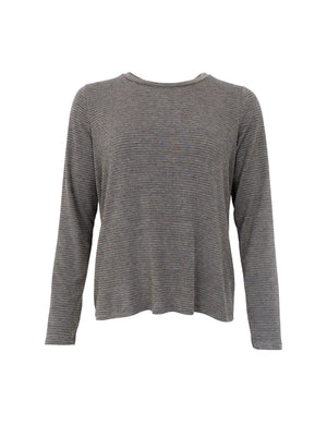 BCFAYE l/s loose tee - Grey Stripe