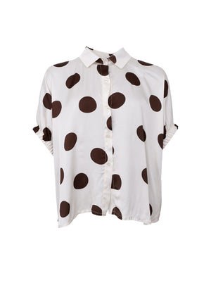BCMABEL shirt blouse - Off White Dot