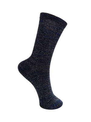 BCLurex sock - Ocean Black