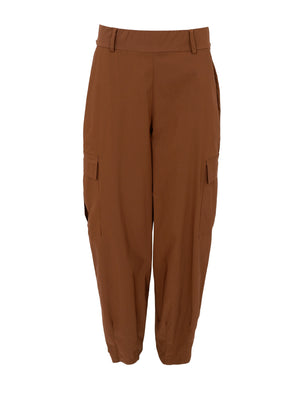 BCDAVINA barrel cargo pant - Hazelnut Brown