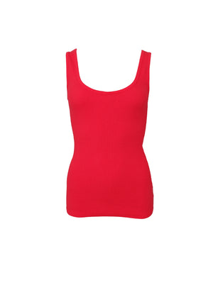 BCVIBS rib tank top - Red