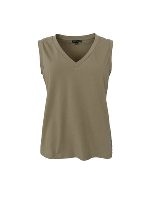 BCMAY v-neck top - Lt. Army