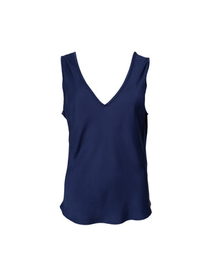 BCMABEL double v-neck top - Dark Blue