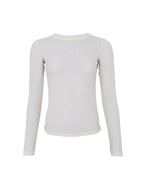 BCJESSIE mesh blouse - Creme