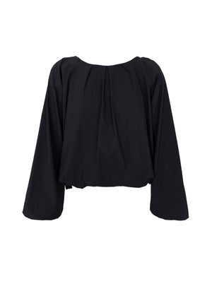 BCDAVINA balloon blouse - Black