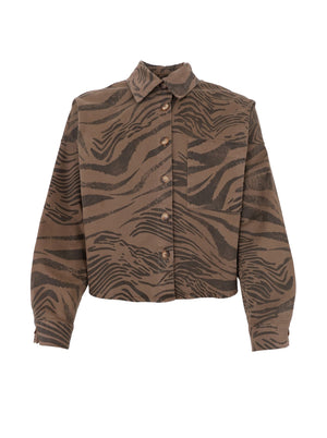 BCOFELIA shirt jacket - Espresso