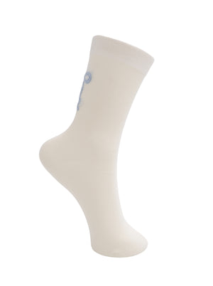 BCDREA bow sock - Creme