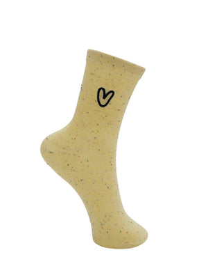 BCSOUL sock - Pastel Yellow