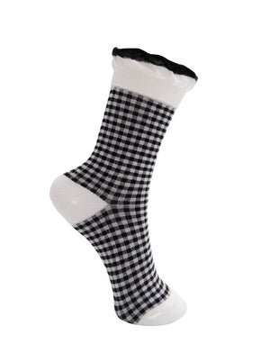 BCLUMINA sock - White Checkered