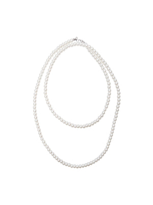 BCWINSLEY long necklace - Mother of Pearl - Black Colour