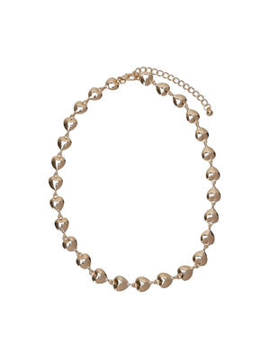 BCALINA heart necklace - Gold Coloured