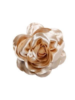 BCSAGE big flower 2-in-1 brooch - Golden