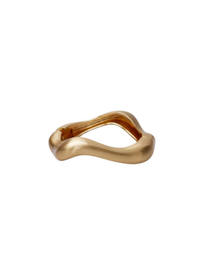 BCFLOW matt bangle - Matt Gold Coloured