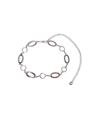 BCSAMIA waist belt chain - Silver Coloured