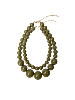 BCHOLLY double necklace - Army