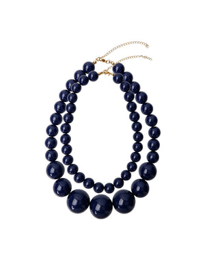 BCHOLLY double necklace - Navy
