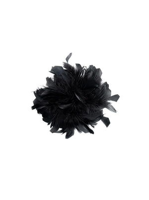 BCKIRA feather brooch - Black