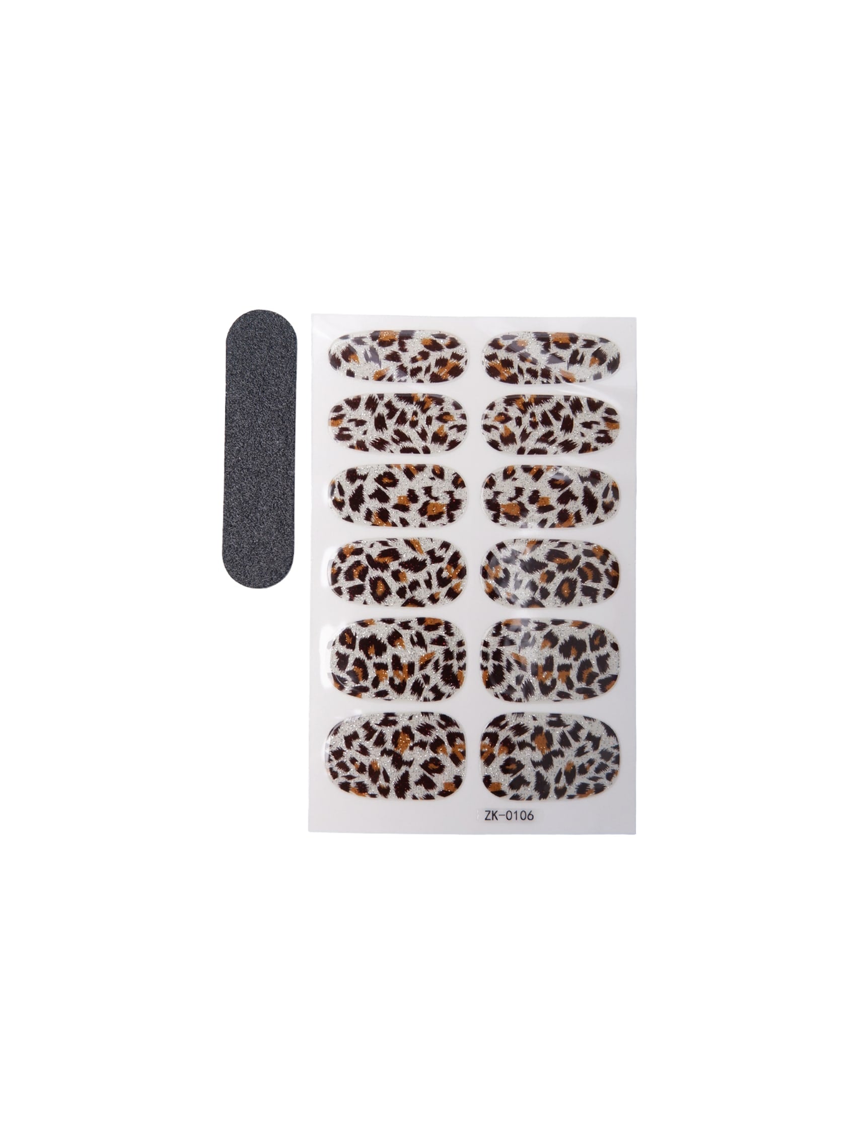 BCZOLA nail stickers - Leo Transparent - Black Colour