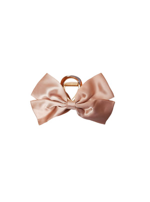 BCAMANDA bow hair claw - Camel - Black Colour