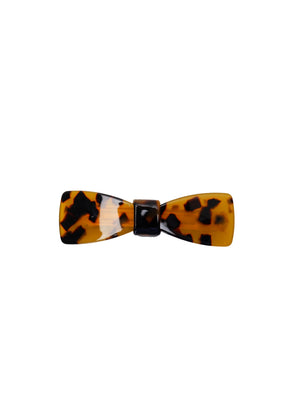 BCLUCE bow barette - Dk. Tortoise