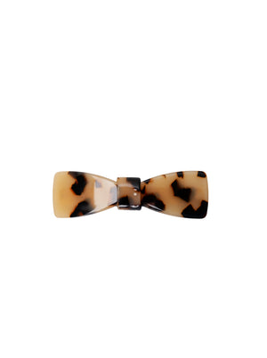 BCLUCE bow barette - Lt. Tortoise